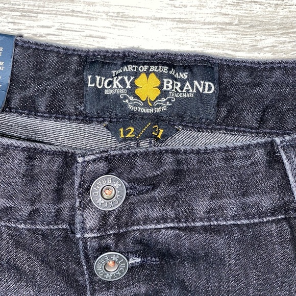 NWT Lucky Brand Bridgette Cropped Flare Black Size 12/31 - Picture 4 of 16